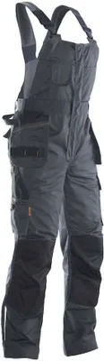 Produktbild von Jobman Latzhose 3730 Grau/Schwarz Größe 56
