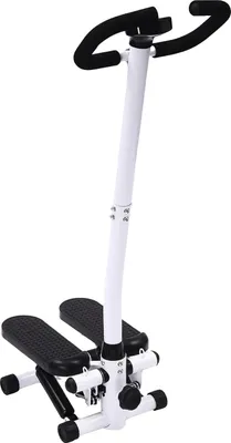 Obrázok produktu pre Fitness Swing Stepper, nosnosť 150 kg, LCD displej na sledovanie kondície, čierny