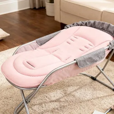 Produktbild von Kinderwagenkissen für Hochstühle und Wiegen, atmungsaktiv und höhenverstellbar