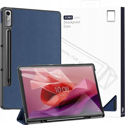 Image de Dux Ducis Domo Smart Sleep Case pour Lenovo Tab P12 12.7'' - Bleu