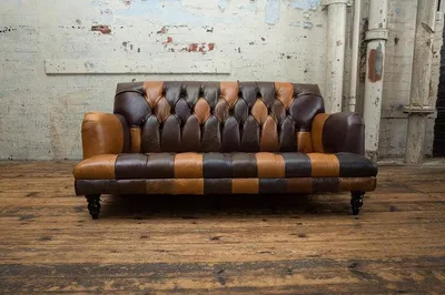 Immagine prodotto di Divano in pelle set divano 3 posti divani divani Chesterfield rivestimento in pelle
