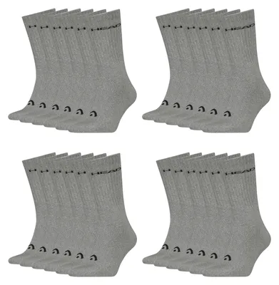 Produktbild von 12 Paar HEAD Uni Crew Socken Baumwolle Blend Sport Socks
