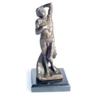 Produktbild von DeAgostini Skulptur Sklave- Sockel Statue Deko, modernes Design Handarbeit Skulptur Figur (1 St., Kunstfigur), Statuen Wohnung, Dekoration