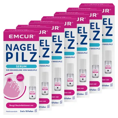 Produktbild von EMCUR® Nagelpilz-Serum - gezielte Pflege bei Nagelpilz - 7x5ml, KI-generiertes Bild
