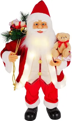 Produktbild von Weihnachtsmann Dekofigur 80 cm – Große Weihnachtsdekoration