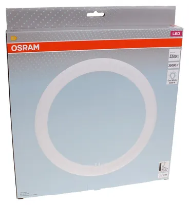 Obrázek produktu pro OSRAM LED TUBE T9C EM 32, LED trubice ve tvaru prstence, 18,3 W, 2200 lm, 4000 K, studené bílé světlo, LED alternativa ke klasickým zářivkám T9, dlouhá životnost, nízká spotřeba energie