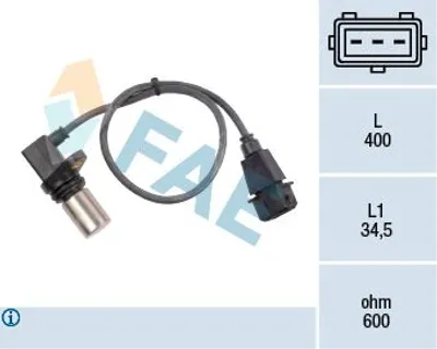 Produktbild von FAE Motordrehzahlsensor 79072 für FIAT BARCHETTA (183)