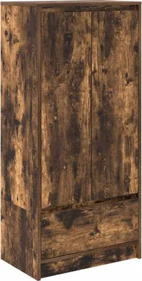 Produktbild von Schrank mit Schublade Räuchereiche 55,5x34x119,5 cm