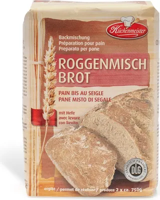 Produktbild von Küchenmeister Roggenmischbrot Brotbackmischung 500g (500 g)