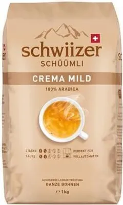 Obrázek produktu pro SCHWIIZER SCHÜÜMLI Zrnková káva Schwiizer Mild SCHWIIZER MILD 1 kg