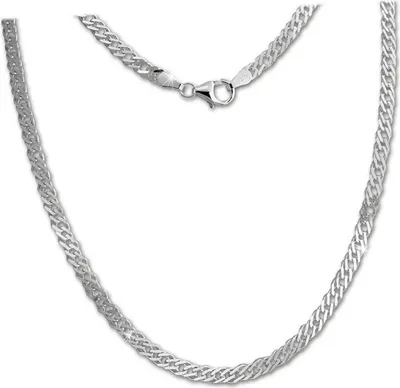 Produktbild von SilberDream Collier 925 Silber 45cm Panzerkette Damen Schmuck silber D2SDK26745J