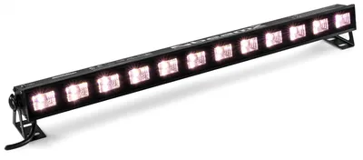 Produktbild von BeamZ 153.502, Schwarz, LED, 12 Lampen, 3 W, Ultraviolett (UV), Warmweiß, AC