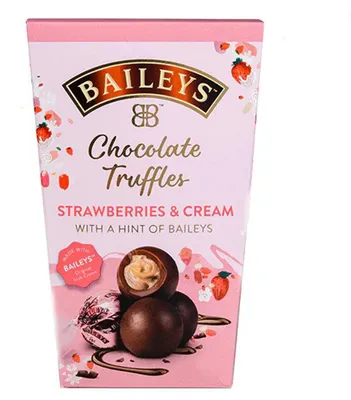 Produktbild von Baileys Chocolate Truffles Strawberries und Cream mit Alkohol 146g