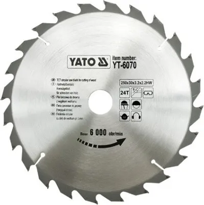 Produktbild von Kotouč na dřevo 250 x 30 mm 24z