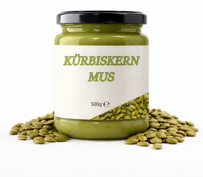 Produktbild von Mynatura Kürbiskernmus – aromatischer Brotaufstrich - (500g) - 500g