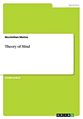 Produktbild von Theory of Mind