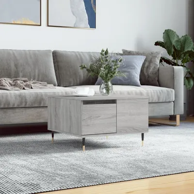 Produktbild von The Living Store Couchtisch Grau Sonoma 55x55x36,5 cm Holzwerkstoff