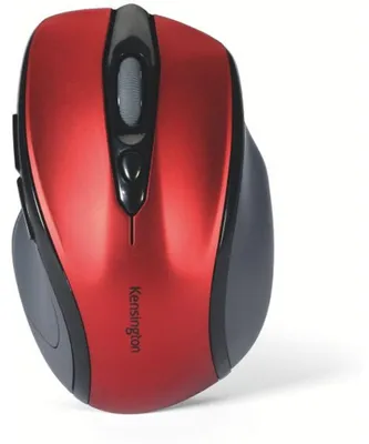 Produktbild von Kensington Pro Fit Mid-Size - Maus - Für Rechtshänder - optisch - kabellos - 2.4 GHz - kabelloser Empfänger (USB) - Rubinrot