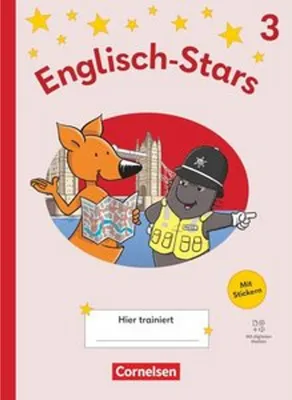 Immagine prodotto di Englisch-Stars 3. Schuljahr - Allgemeine Ausgabe 2025 - Übungsheft mit Lösungen und digitalen Medien