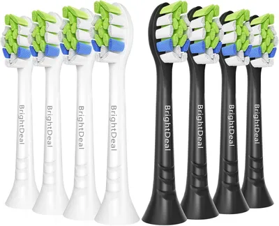 Produktbild von Sonstige Zahnbürstenzubehör Brightdeal Ersatzbürsten kompatibel mit Philips Sonicare – elektrische Zahnbürstenköpfe kompatibel mit EasyClean HealthyWh