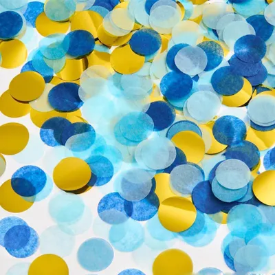 Konfetti 6000 Stück, bunt, 2,5 cm, Papier, für Partydekoration