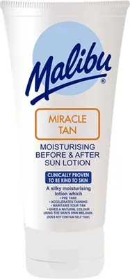 Obrázok produktu pre Malibu Miracle Tan hydratačný balzam pred a po opaľovaní 150 ml
