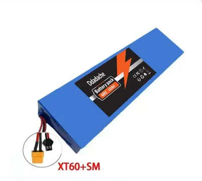 Produktbild von 48V 60000mAh Lithium-Ionen-Akku - 13S4P Akku Pack - XT60/SM Stecker - Für E-Scooter und Elektroroller