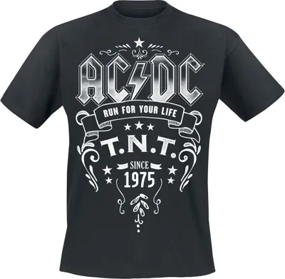 Produktbild von AC/DC T-Shirt Herren T.N.T. schwarz Band-Merch, Bands 100% Baumwolle L