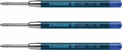 Produktbild von Schneider Slider Kugelschreiber Mine XB 3er-Set blau