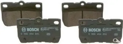 Produktbild von BOSCH 0 986 494 891 Bremsbeläge Satz Bremsklötze Hinten