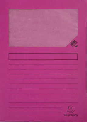 Image de Exacompta 4x Paquet de 100 chemises à fenetre Forever 22x31cm Fuchsia 50108E