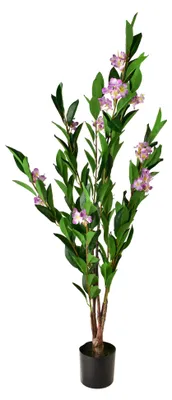 Produktbild von Kunstblume Kunststoff VIRIDIS Topfpflanze 14x14x118 cm Rosa 1 Stück