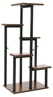 Immagine prodotto di Supporto per piante - Porta piante - Tavolino per piante - Porta fiori - Colonna per piante - 6 ripiani