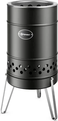Produktbild von Petromax Feuertonne Pyron Black Edition Edelstahl