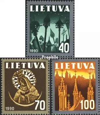Produktbild von Briefmarken Litauen 1991 Mi 474-476 (kompl.Ausg.) postfrisch Symbole