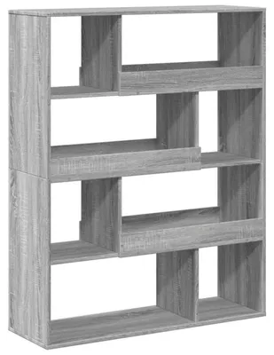 Immagine prodotto di Libreria grigia Sonoma 100x33x125,5 cm in materiale ligneo