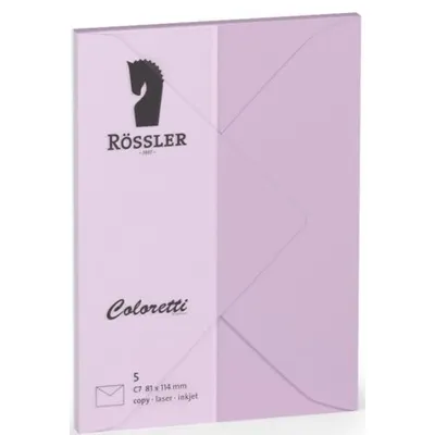 Produktbild von Briefumschläge Coloretti VE=5 Stück C7 Lavendel