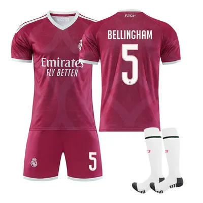 Produktbild von #5 BELLINGHAM Real Madrid away game,26-27 football jersey for Kids and Adults SIZE:L