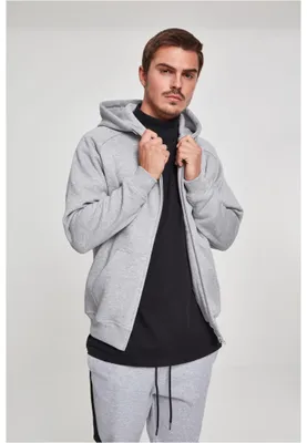 Produktbild von Urban Classics Zip Hoody, Farbe:grey, Größe:L