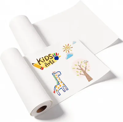Produktbild von Zeichenpapierrolle, 2 Stück, 30 cm x 15 m, weiß, für Künstler und Bastler