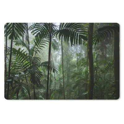 Obrázek produktu pro Podložka pod myš - Deštný prales - Tropický - Džungle - Stromy - Rostliny - 60x40cm - Podložka pod myš