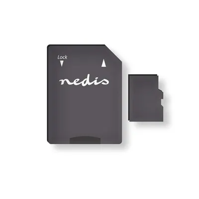 Produktbild von Nedis microSD-Speicherkarte - microSDHC - 32 GB - Schreibegeschwindigkeit: 45 MB/s - Lesegeschwindigkeit: 100 MB/s - UHS-I - SD Adapter enthalten