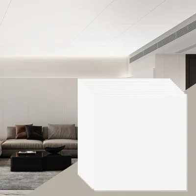 Obrázok produktu pre VEVOR stropné dosky, 12 balení 24 x 24 palcov, podhľadové dosky z vysokokvalitnej PVC peny, odolné proti ohňu, dobre ohybné a ľahko sa inštalujú