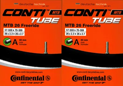 Produktbild von Continental Schlauch MTB 26 Freeride 26x2.30-2.70" 57/70-559 AV 40mm