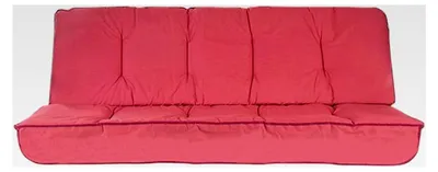 Produktbild von Auflagen für Hollywoodschaukel 3-Sitzer Latina 150 cm Bankauflage rot Sitzpolster mit Rückenlehne und Volant
