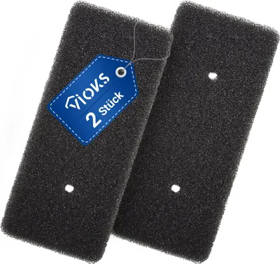 Produktbild von Schaumfilter 2x passend wie Samsung DC62-00376A Sockelfilter 225x100mm für Trockner