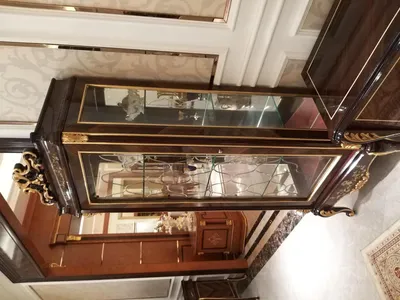 Produktbild von Vitrine Glas Schrank Wohnzimmer Schaufenster 1türige Vitrinen Barock Rokoko
