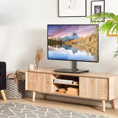 Produktbild von Famanu TV-Ständer für 37-55 Zoll Fernseher - Höhenverstellbar, VESA 400 x 400 mm