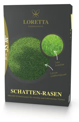 Artikelbild 1 von 'Schattenrasen Mantelsaat Vital (600 g)' aus der Kategorie Loretta Schattenrasen
