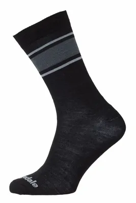 Zdjęcie produktu dla Skarpety Trekkingowe Bridgedale Everyday Ultralight Merino Performance Boot-Black-Light Grey L_44_47